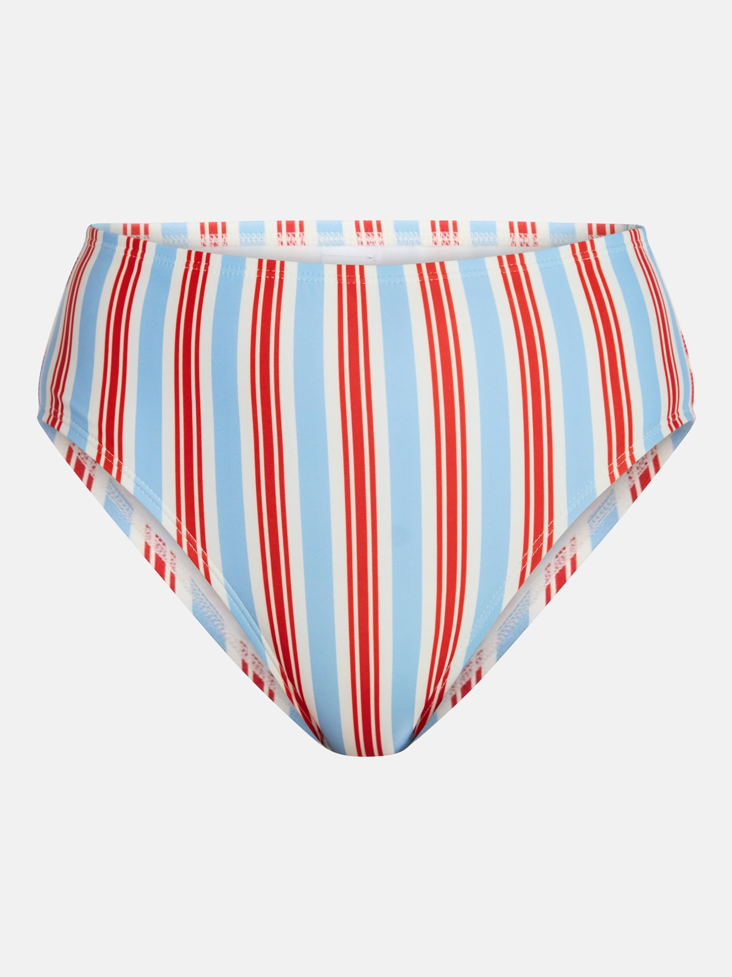 Time and Tru Women's High Waisted Bikini Bottoms, Sizes XS-3X