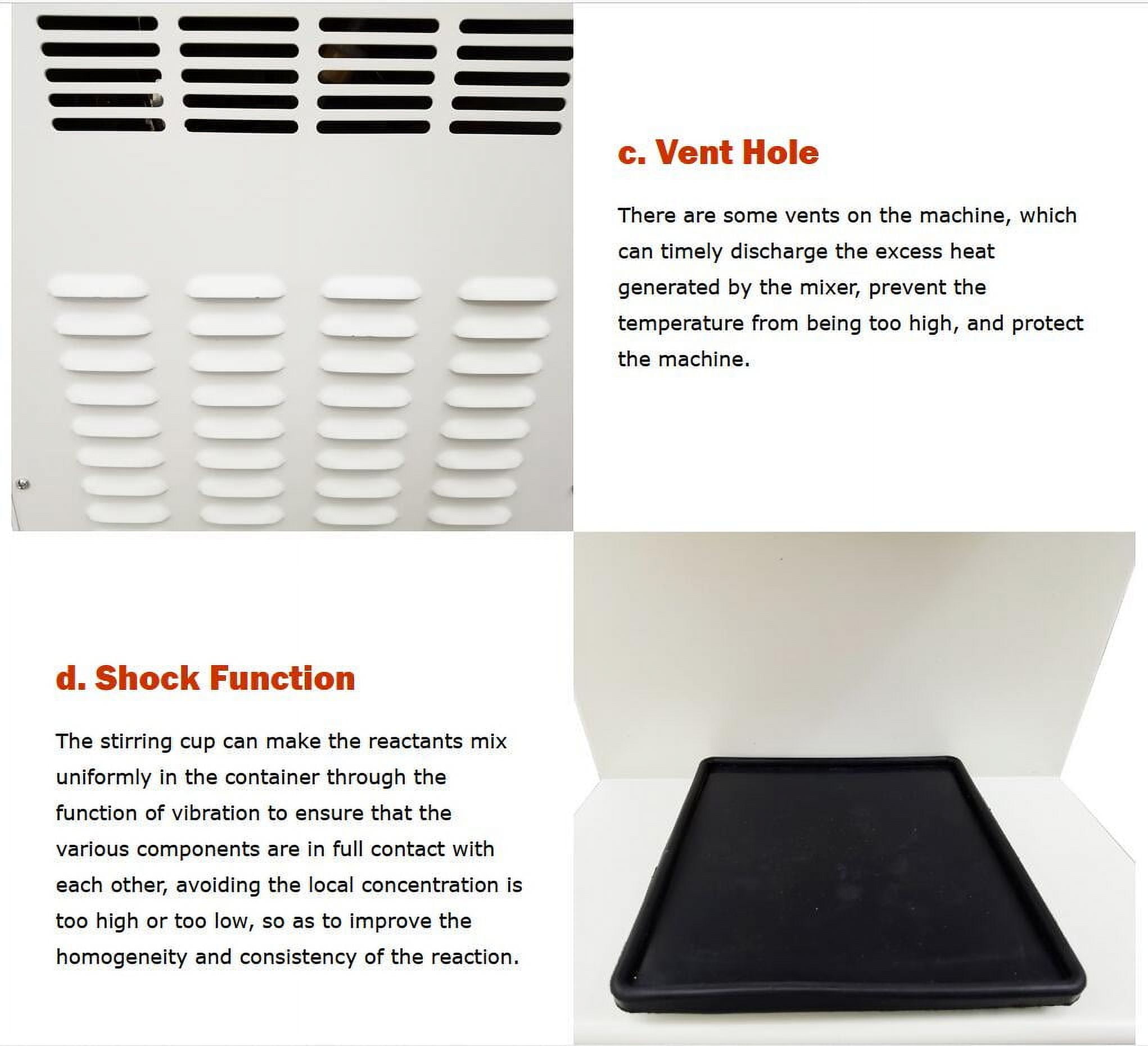 Automatic Gypsum Vacuum Mixer AGAR Mixing Machine Built-in Vacuum Pump