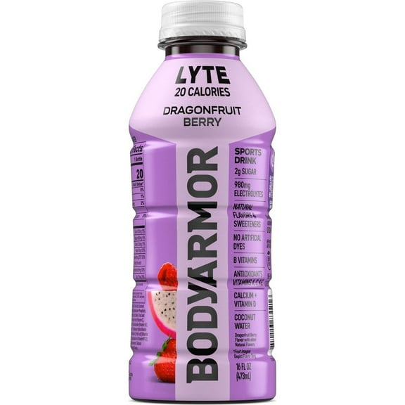 BODYARMOR Lyte Sports Drink Dragonfruit Berry - 16 oz- Pack of 2