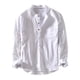 thumbnail image 1 of Blusa y camisa de manga larga con cuello alto para hombre, color liso, Cultivate Oneself, cuello alto, cubierta para la cabeza, camisa de manga larga para hombre, parte superior de poliéster, 1 of 4