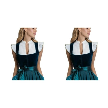 2 Pack Germany Oktoberfest Womens Vintage Dirndl Dress Short Sleeve Dress Stage Performance Dress Tank Vest Tops And Robe Women Lingerie Nighties for Women Christmas Lingerie for Women Open
