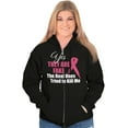 thumbnail image 3 of They Are Fake Real Ones Tried Kill Me Zip Hoodie Sweatshirt Women Brisco Brands S, 3 of 6