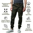 thumbnail image 4 of 2-Pack Men's Slim-Fit Stretch Cargo Jogger (S-2XL), 4 of 5