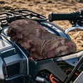 thumbnail image 4 of KUIFORTI Camouflage Brown ATV Seat Cover Four Wheeler Seat Cover ATV Accessories Polyester Dustproof Compatible with Polaris Sportsman Polaris Scrambler Honda Rancher, 4 of 7