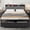 King, variant on Kojooin Upholstered Platform Bed Frame with Storage Drawers – Headboard, Charging Station, Metal Slats, No Box Spring Required