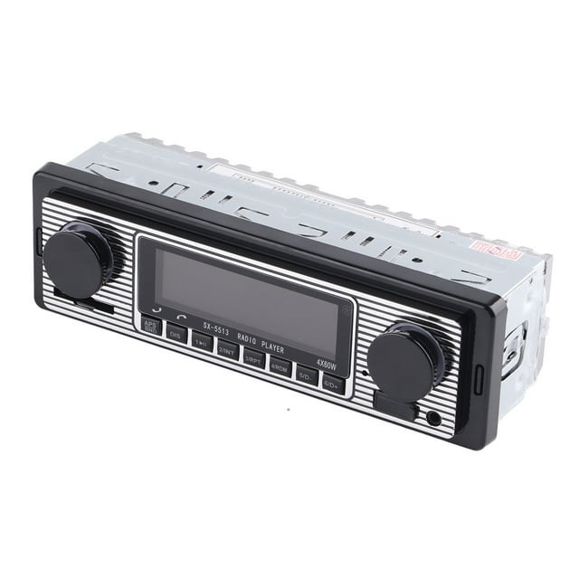 Radio Para Coche, BT Inalámbrico, Audio De 4 Canales, Reproductor De MP3 HD Para Coche, Radio HD, Con Control Remoto, Para Conducción De Vehículos De 12 V
