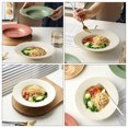 thumbnail image 2 of Deep Plate Ceramic Pasta Plate Western Food Plate Household Pasta Plate Pasta Plate, 2 of 9