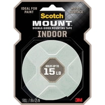 Scotch 1 in. W x 125 in. L Mounting Tape White