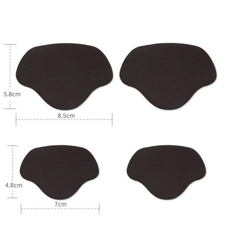 

4pcs Invisible Heel Sticker Sport Running Shoes Insoles Heel Liner Grips Protector Sticker Patch Adjust Size Protect Heel Foot Care