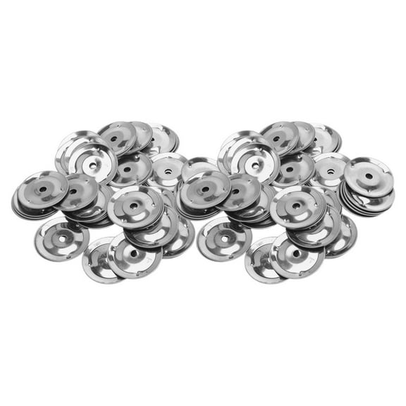 ROSENICE 100Pcs Cymbal Tambourine Ring with Jingle Sound for Splash Cymbals Casual Jam Sessions