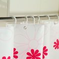 thumbnail image 4 of Decodeary Rideau de Douche de Fleurs Durable et Élégant pour Salle de Bain Moderne Rideau Vert 180cm * 180cm 1Set, 4 of 6