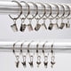 thumbnail image 4 of Bewildely Decoración del hogar, 10 unidades por paquete, anillos de cortina de ducha de alta calidad, abrazaderas, Clips para cortinas, Clips Tratamientos de ventanas Plata 3.5 mm * 25 mm, 4 of 6