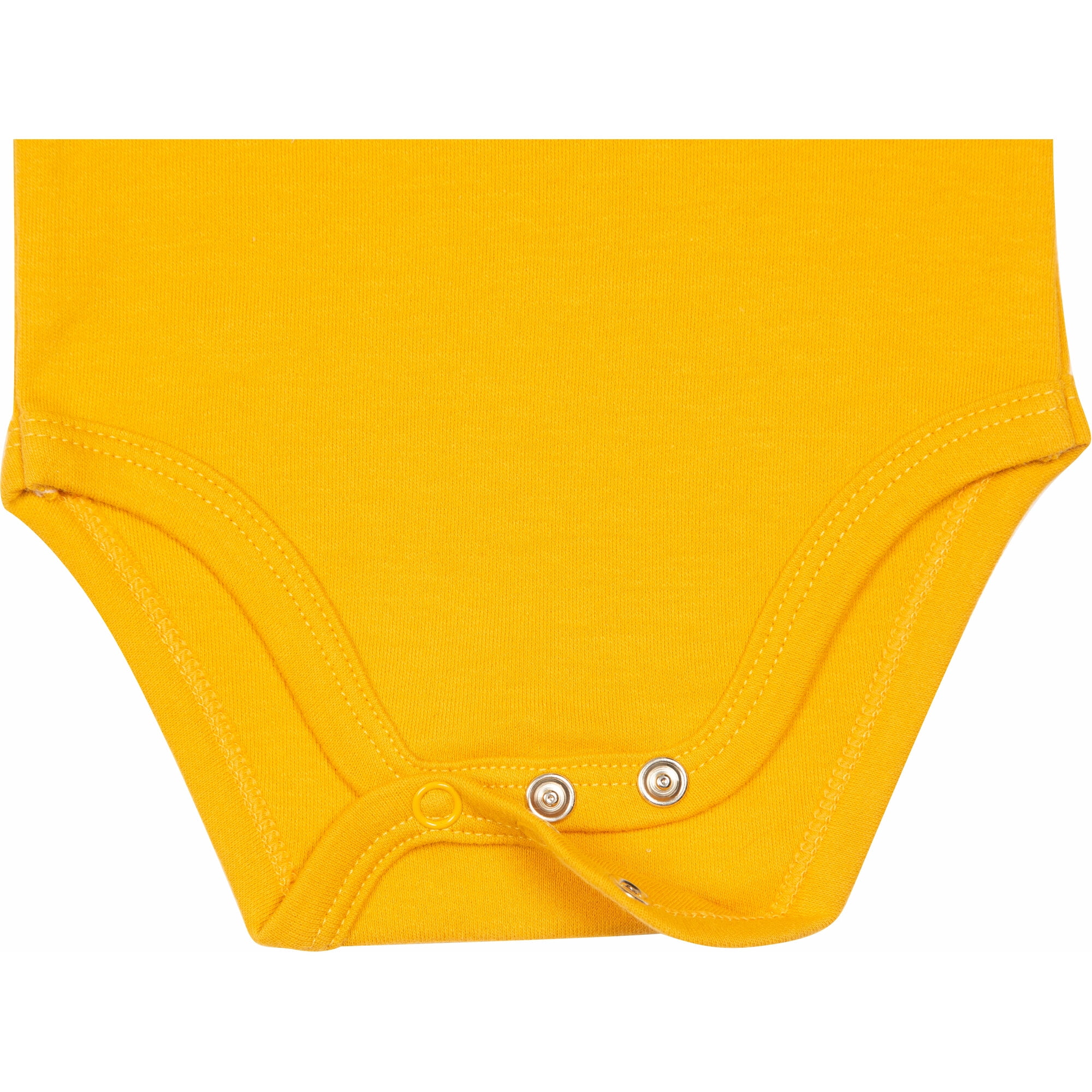 Best Baby - 6-12 Months 3/4 Length Sleeve Mustard Onesie