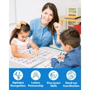 Coogam Magnetic Letters Practicing Board, Magnets Tracing ABC Alphabet Board Learning to Write Uppercase&Lowercase Educational Toy Fine Motor Montessori for 3 4 5 Years Old