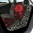 thumbnail image 3 of Xoenoiee Red Rose Car Seat Covers Universal for Most Cars SUV - Polyester Cloth Auto Front and Rear Split Bench Seat Cover Full Set, 3 of 6