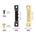thumbnail image 2 of 7 Modelos 415PCS Kit de Soporte para Cuadros Clips para Marco de Acero Inoxidable Ganchos para Colgar Cuadros Gancho para Espejo Colgante Colgador para Cuadros de Pared Surtido, 2 of 5