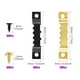 thumbnail image 2 of 7 Diseños 415PCS Kit de Portafotos Clips de Marco de Acero Inoxidable Ganchos para Colgar Cuadros Ganchos para Espejos para Colgar Cuadros Ganchos de Pared para Cuadros Surtidos, 2 of 5