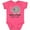 Vintage Hot Pink, variant on Inktastic Mimi and Papa Love Me Elephant Boys or Girls Baby Bodysuit