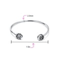 thumbnail image 4 of Love Message Bracelet à Vis Filigrane pour Femmes.925 Argent Sterling, 4 of 6