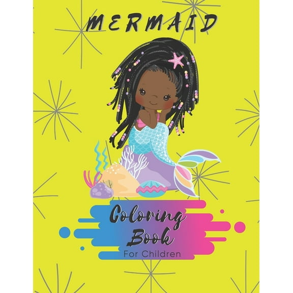 Mermaid Coloring Book : For Girls 4-6 Kids - 30 Pages - A - Size 8.5x11 (Paperback)