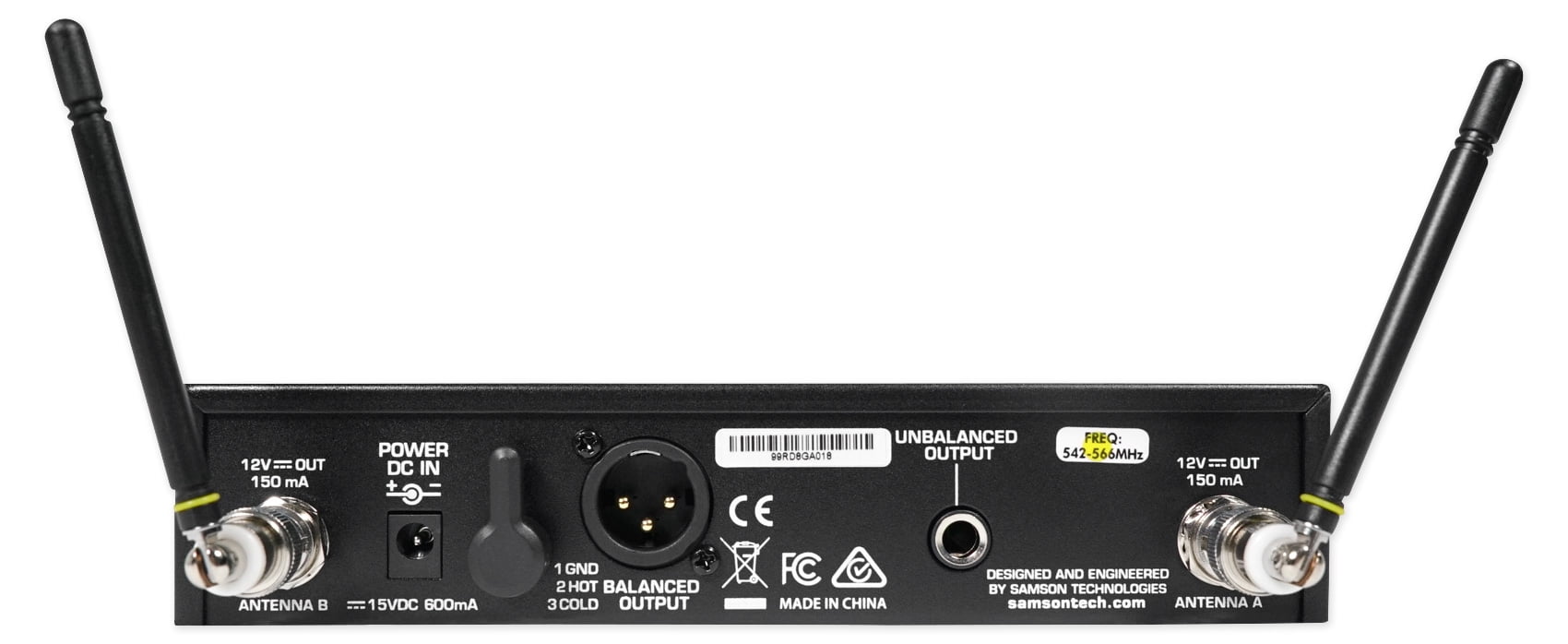 SAMSON Concert 99 Presentation Lavalier Mic D-Band+Audio Technica ATH Headphones
