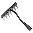 thumbnail image 1 of 1 Pcs Garden Weeding Rake,Metal Weeding Rake,Small Weeding Rake,Garden Teeth-Shape Weeding and Leaves Removal Tools,Heavy-Duty Metal Weedings Rake,Portable Rakes for Gardening and Weedings,7 Teeth, 1 of 8