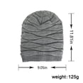 thumbnail image 4 of Minnieouse Gorro de punto, gorro cálido de Color sólido, cómodo, transpirable, de fibra acrílica, para otoño e invierno, gorros para la Sombreros Caqui, 4 of 6