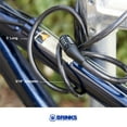 thumbnail image 5 of (3 pack) Brinks Covered 5/16 x 5 feet Flexible Steel Combination Cable Lock, 5 of 10