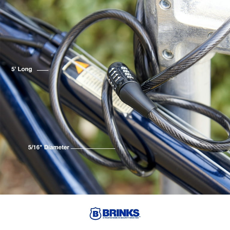 Brinks Covered 5/16 x 5 feet Flexible Steel Combination