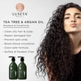 thumbnail image 2 of Luseta Tea Tree & Argan Oil Detangling Shampoo & Conditioner Set, 2 x 33.8 Oz, 2 of 5