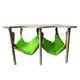 thumbnail image 4 of Cobayas Hamaca Hámster Hamaca Nido con soporte de madera Escondite 40cmx30cmx24cm Yuyangstore Hamaca de conejillo de Indias, 4 of 8