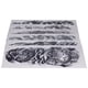 thumbnail image 3 of Pegatizas de Tatuaje Falsas, Efecto de Tatuaje Real Patrones Claros de Piel Segura Tatuajes Temporales de Brazo Completo Inmopoable para el Brazo para Fiestas para la Pierna para para, 3 of 7