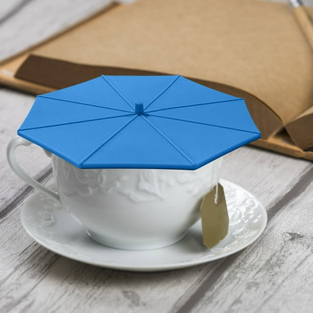 Couvercle de Tasse en Forme de Parapluie Scellable 5 Pcs