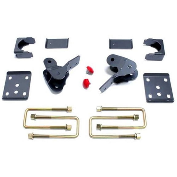 MaxTrac 04-08 Ford F-150 2WD/4WD 4in Rear Lowering Flip Kit w/Hangers - 303140