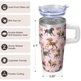 thumbnail image 3 of 20OZ Dog Print Gift Tumbler with Handle Double Wall Vacuum Cup Ideal Dog Lover Gifts Unique Birthday Christmas Presents for Women Men Durable and Suitable for Daily Use, 3 of 6
