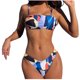 thumbnail image 4 of Elegante traje de baño de verano Bikini femenino de tres piezas Cómodo traje de baño estampado conciso OAVQHLG3B Store lin121212, 4 of 4