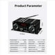 thumbnail image 2 of 2X Amplificador Digital Bluetooth 12V Hogar Coche 2 Canales Altavoz de Sonido HIFI Receptor FM Amplificador de Audio Clase-AB AMP, 2 of 5