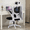 White, variant on Delmango Office Chair, Ergonomic Desk Chair with Flip-up Arms, Coat Hook, Adjustable Headrest and Lumber Support, Mesh Computer Chair, 330 LBS, Black