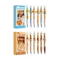 thumbnail image 7 of Zeiwohndc 6Pieces Ergonomic Erasable Pens Glowing Design Recyclable Blue Pens, 7 of 7