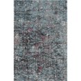thumbnail image 1 of homeroots home decor 395763 8’ x 10’ Blue Chaotic Strokes Area Rug, 1 of 1