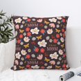thumbnail image 4 of Pofeuu To The Best Mom Print Double-sided plush pillowcase Square Throw Pillow Covers Pillows Cover for Living Room Bedroom Sofa Couch Cushion Cover（No pillow core）-18"x18", 4 of 7