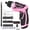 Pink, variant on Cordless Screwdriver, 47 in 1 Rechargeable Electric Screwdriver with LED Light, 8V Rechargeable Screw Gun, 5.5 N.m Drill Drivers Ideal for Furniture Assembly, Home DIY Projects (Pink)