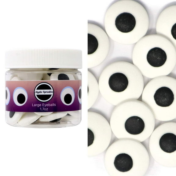 Mystic Sprinkles Candy Shapes Large Eyeballs 1.7oz