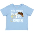 thumbnail image 3 of Inktastic Yes, This is My 1st Rodeo Cowboy Hat with Red Band, Lasso Boys or Girls Baby T-Shirt, 3 of 5