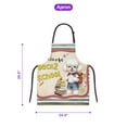 thumbnail image 5 of Welcome Poodle Back to School Vintage Retro Apron Poodles Dog Lover Gifts Idea for Cooking Grilling Baking Painting Gardening - 02012, 5 of 5