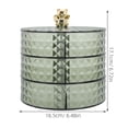 thumbnail image 2 of unbranded Organizador Giratorio De Joyas Verde Con Moderno Y Múltiples Compartimentos, 2 of 8