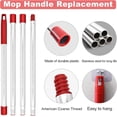 thumbnail image 4 of HSAPOW-Mop Handle for O Cedar,2 Spin Mop Base for Ocedar, Mop Stick Pole Handle Adjustable 30-58" and Replacement Mop Base Part for EasyWring Spin Mop, Lightweight & Durable, 4 of 4