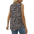 thumbnail image 2 of Cenuakty Women Camisole, Sleeveless Tops Square Neck Flower Print Loose Summer Vest for Casual Daily, 2 of 9