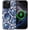 Dark Blue Vintage Flowers, variant on Case Compatible with iPhone 14 Pro [Compatible with MagSafe] Hybrid 2-Layer Hard Shell Protection Case, Shockproof Protective Magnetic Cover, Pink Green Lemon Raspberry Collage