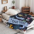 thumbnail image 4 of Custom Ocean Shark Fish Blanket, Soft Cozy Underwater Animal Shark Personalized Blankets and Throws for Bed Couch, Shark Gifts for Girls Kids Teen 40X50 Inches, 4 of 6